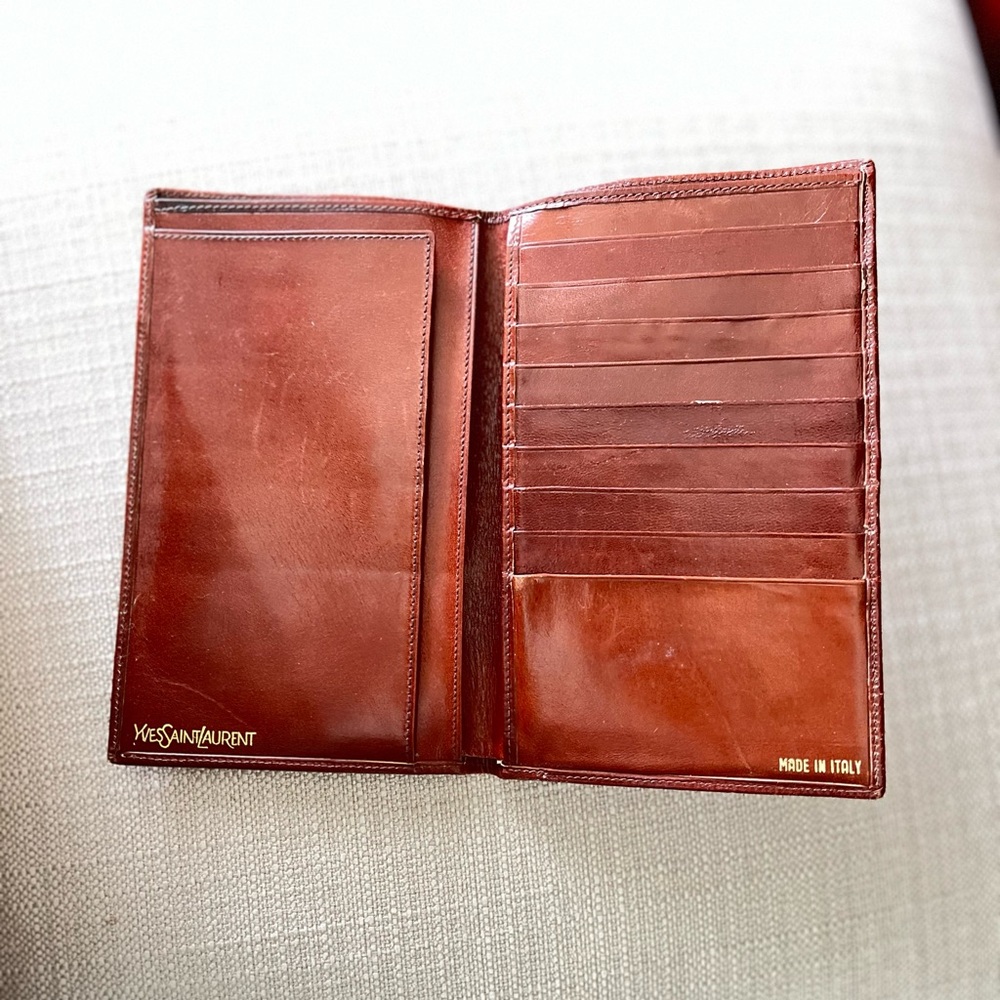 YvesSaintLaurent YSL Canvas and Leather card/money holder could be hers or his - Picture 5 of 6